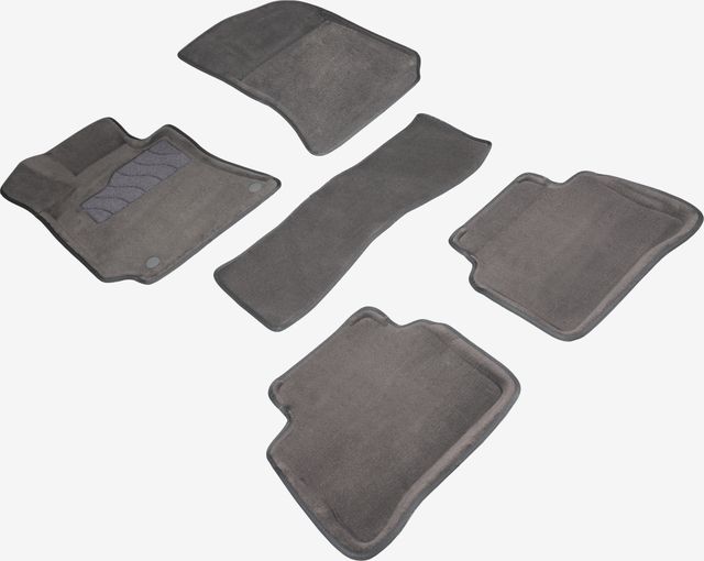 Коврики Seintex 3D ворсовые для салона Mercedes-Benz E-Класс W212 2013-2016 СЕРЫЕ. Артикул 91882