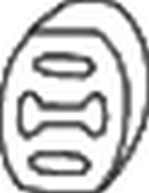 Кронштейн глушителя Bosal (Бельгия). Артикул 255-854