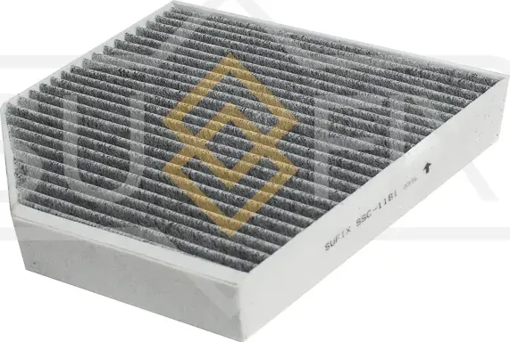Фильтр салонный угольный (Sufix). Артикул SSC-1181