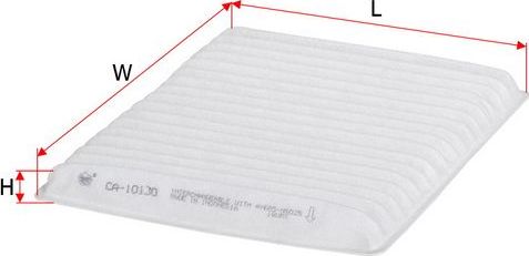 Салонный фильтр Sakura. Артикул CA-10130