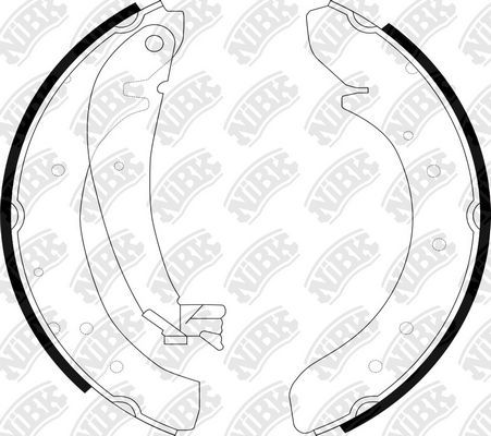 Тормозные колодки NiBK задние для Citroen Jumpy II 2007-2016. Артикул FN0546