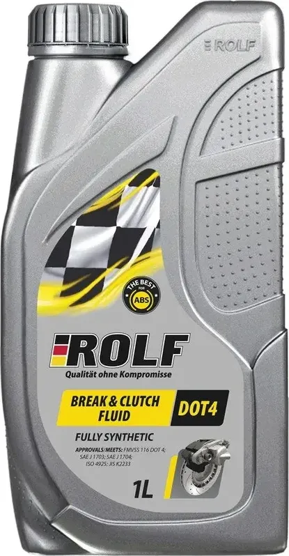 Жидкость тормозная ROLF Break Clutch Fluid DOT-4 (старый арт.800762) ROLF 322205 Rolf. Артикул 322205