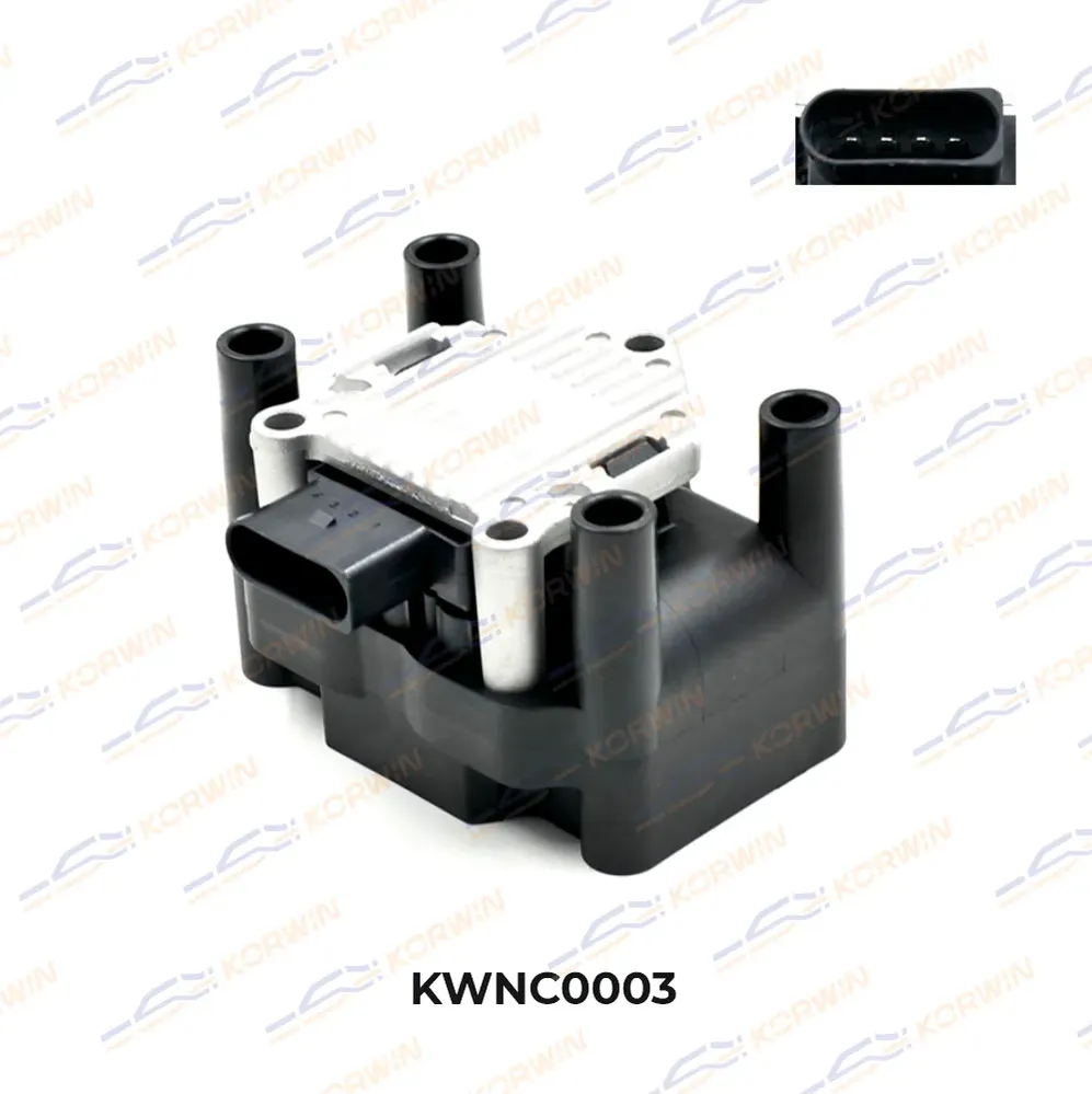 Катушка зажигания KORWIN AUDI A3 A4 94- SEAT / SKODA (ГАРАНТИЯ 1 ГОД 30т.км) Korwin. Артикул KWNC0003