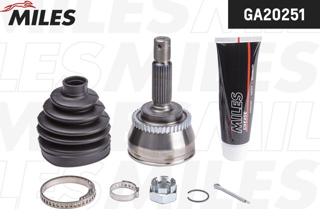 Шрус наружный (граната) Miles передний для Mitsubishi Eclipse II 1995-1999. Артикул GA20251