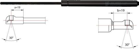 Амортизатор (упор) багажника Metzger. Артикул 2110316