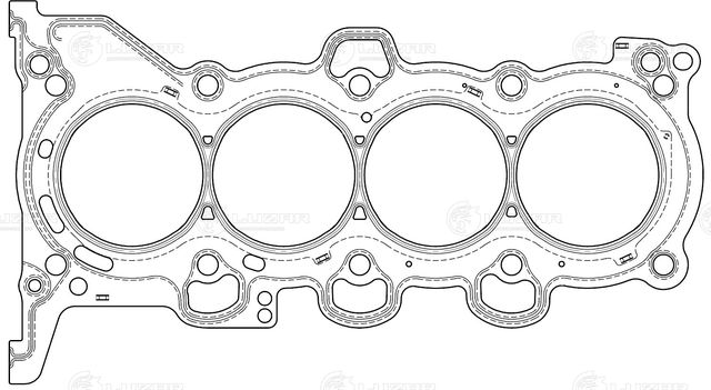 Прокладка ГБЦ Luzar. Артикул LES 10828
