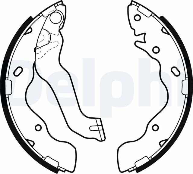 Тормозные колодки Delphi. Артикул LS1953