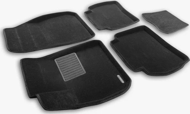 Коврики текстильные Euromat 3D Business для салона Chevrolet Malibu рестайлинг 2018-2026. Артикул EMC3D-001507