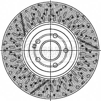 Тормозной диск Borg & Beck. Артикул BBD6187S