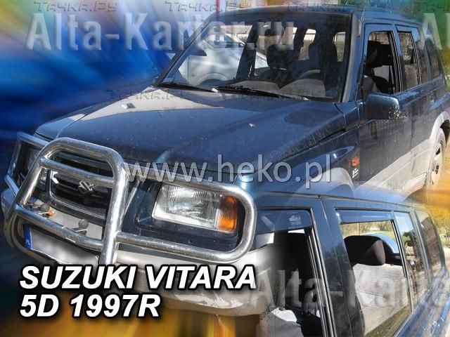 Дефлекторы "Heko" для окон Suzuki Vitara 5-дв. 1988-1998. Артикул 28637