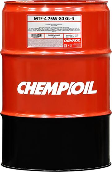 75W-80 MTF-4 GL-4 60л (синт. транс. масло) (Chempioil). Артикул CH880460