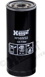 Масляный фильтр Hengst. Артикул H14W22