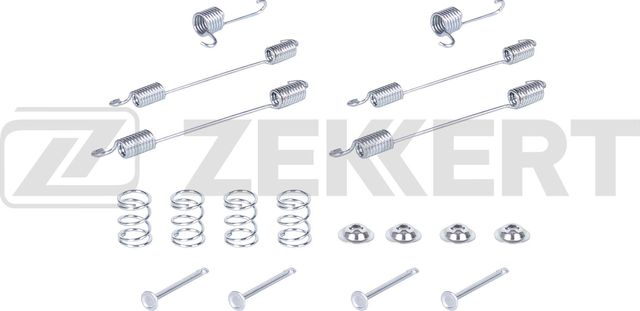 Комплект установочный зад. торм. колодок Renault Logan I II 07-  Captur 13-  Duster 12-  Lada Largus Zekkert. Артикул BR-3261