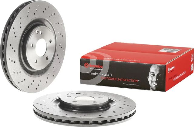 Тормозной диск Brembo UV Coated передний для Mercedes-Benz CLK-Класс II (C209, A209) 2002-2010. Артикул 09.A731.11