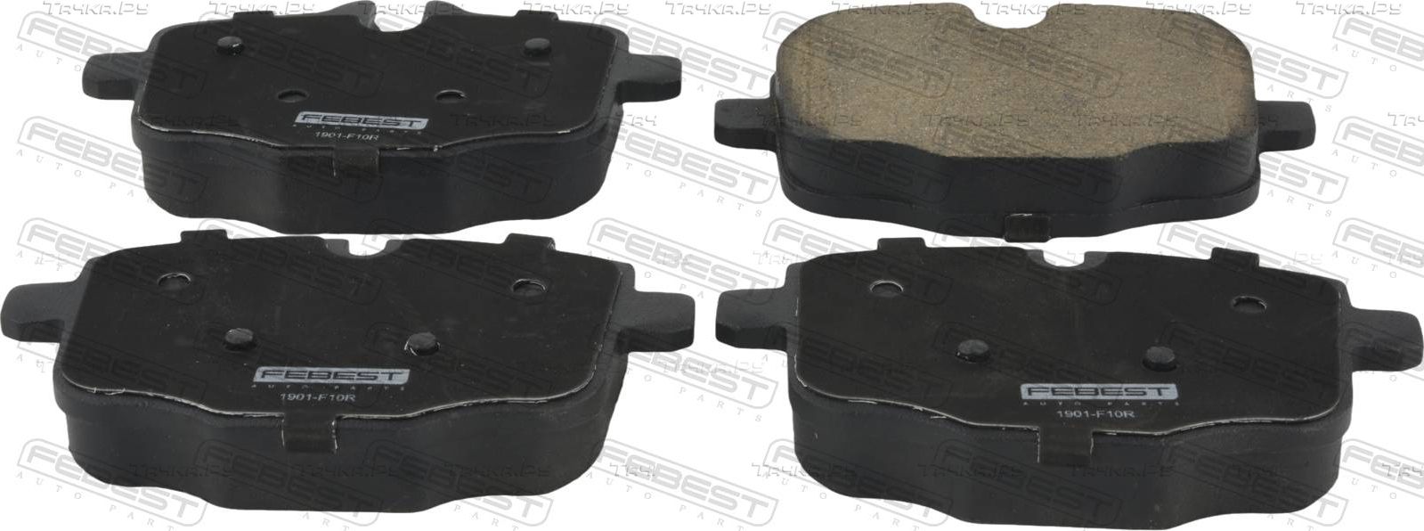 Тормозные колодки Febest задние для BMW X7 I (G07) 2019-2023. Артикул 1901-F10R