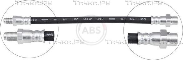 Тормозной шланг ABS задний внешний для BMW 1 I (E82/E88) 2007-2013. Артикул SL 1017