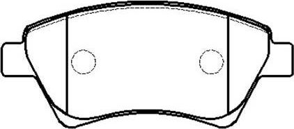 Тормозные колодки HSB. Артикул HP9594