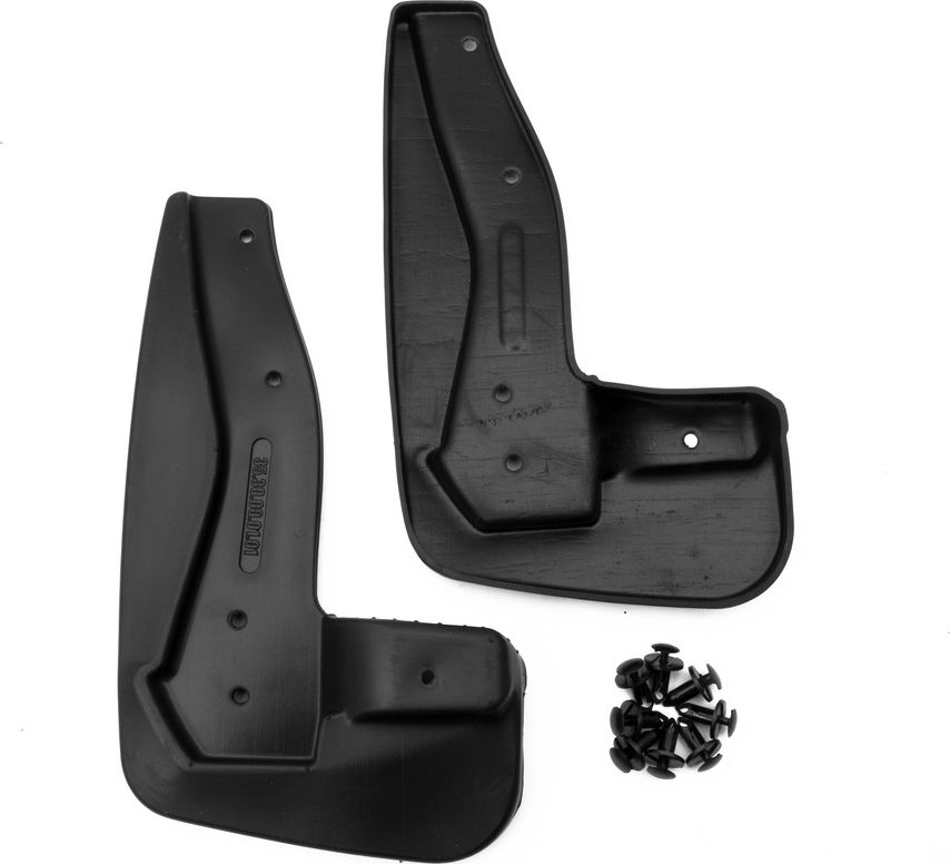 Брызговики Frosch (в пакете) передняя пара для Mitsubishi Pajero Sport III 2016-2019. Артикул NLF.35.30.F13