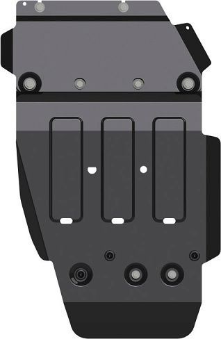 Защита Шериф (2,5 мм) для КПП Jeep Wrangler JL 2018-2026. Артикул 04.3989