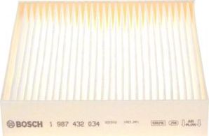 Салонный фильтр Bosch. Артикул 1 987 432 034