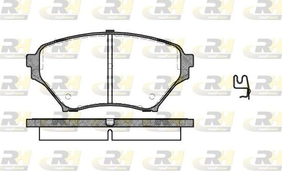 Тормозные колодки RoadHouse передние для Mazda MX-5 II (NB) 1998-2005. Артикул 2850.02
