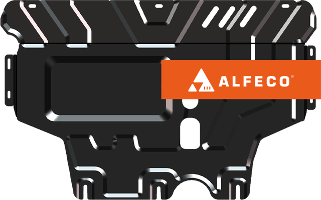 Защита Alfeco для картера и КПП Skoda Kodiaq 2016-2026. Артикул ALF.20.21