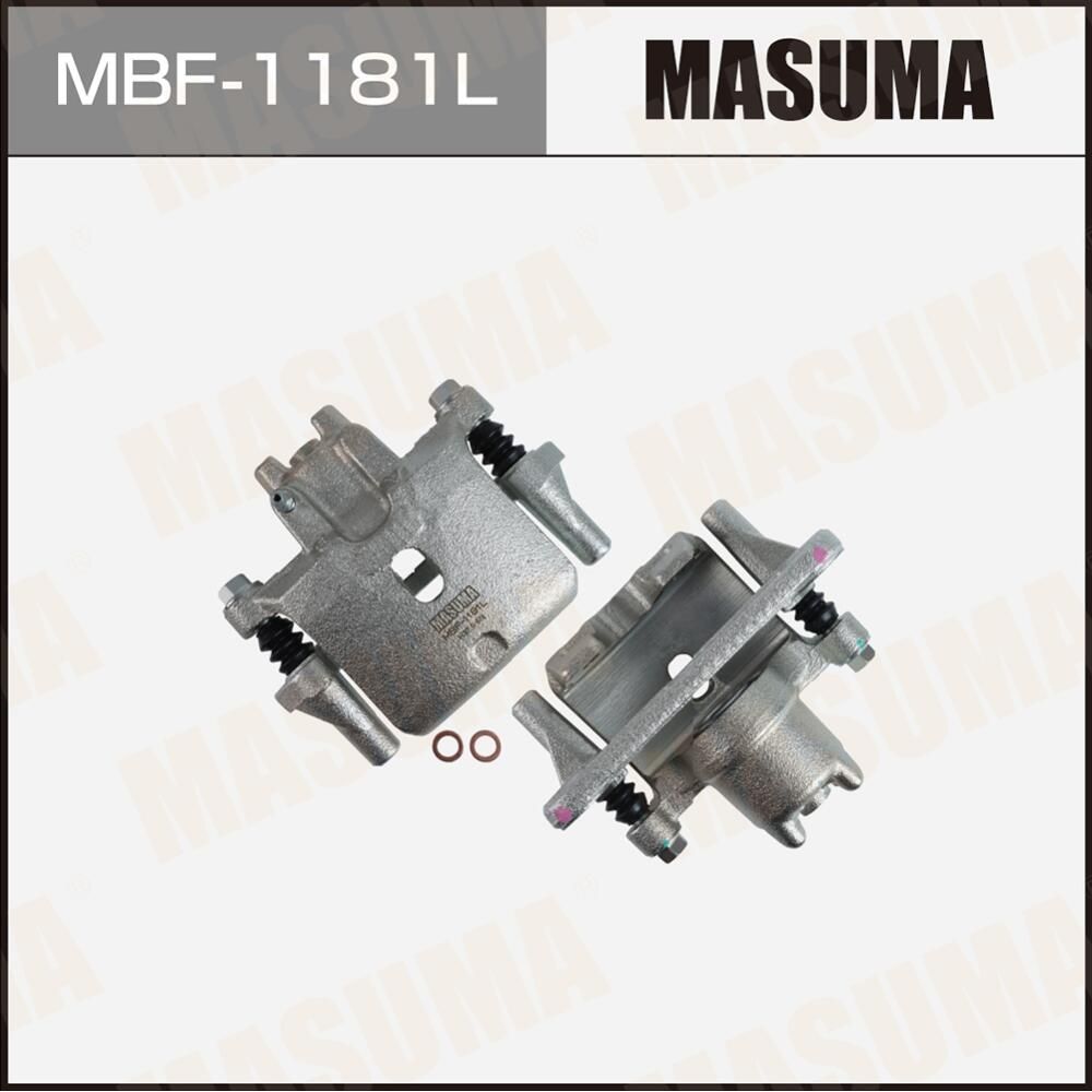 Суппорт тормозной (со скобой) MASUMA, rear MITSUBISHI PAJERO 06-18 LH. Артикул MBF1181L