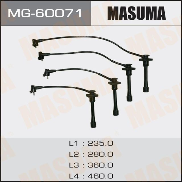Высоковольтные провода (провода зажигания) (комплект) Masuma. Артикул MG-60071