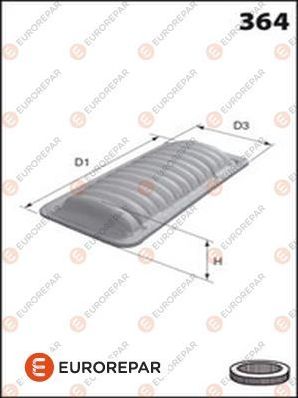 Воздушный фильтр Eurorepar для Toyota Yaris Verso 1999-2005. Артикул E147155