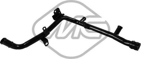 Патрубок радиатора (системы охлаждения) Metalcaucho для Audi A3 II (8P) 2003-2010. Артикул 03224