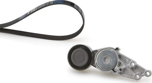 Приводной ремень поликлиновой с роликами (комплект) Gates Micro-V® Kit для Audi A4 II (B6) 2000-2004. Артикул K025PK1303