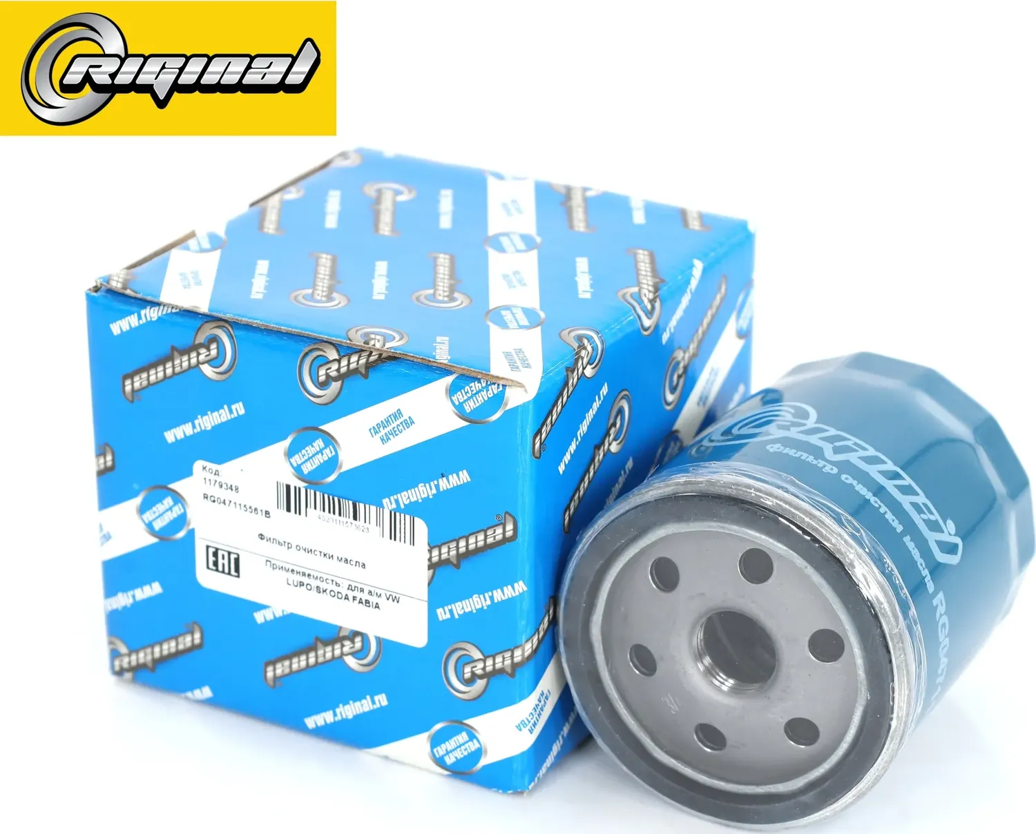 Фильтр масляный VW LUPO/SKODA FABIA Riginal Riginal. Артикул RG047115561B
