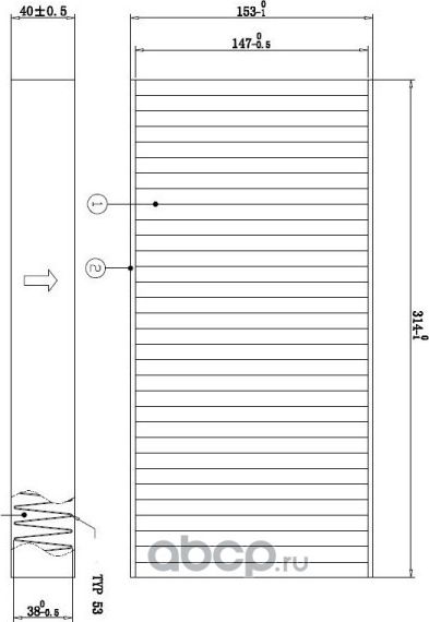 Фильтр салонный DOUBLEFORCE (Double Force). Артикул DFC3240