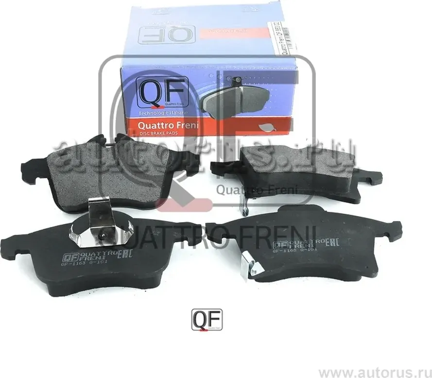 Колодки тормозные дисковые к-т (Quattro Freni). Артикул qf66302