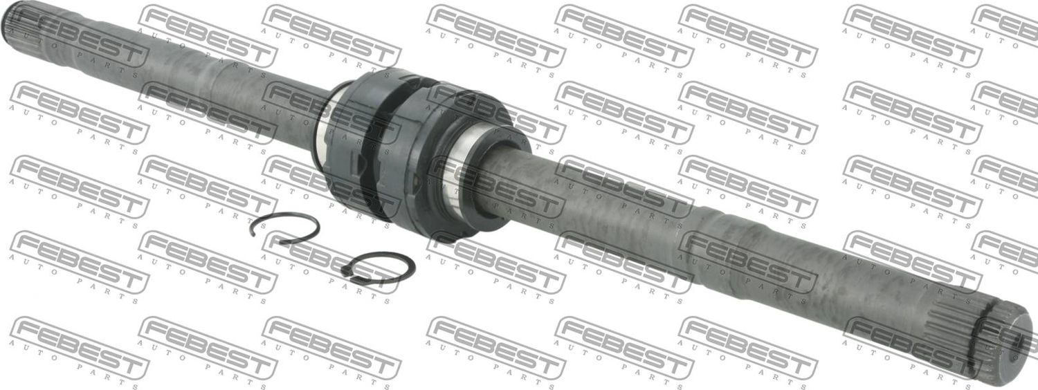 Полуось (привод в сборе, приводной вал) Febest. Артикул 0212-E11LH