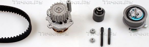 Помпа (водяной насос) с комплектом ремня ГРМ Hepu для SEAT Ibiza III 2002-2002. Артикул PK05540