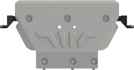 Защита алюминиевая Шериф (6 мм) усиленная для радиатора Dodge Ram 1500 2021-2026. Артикул 5348