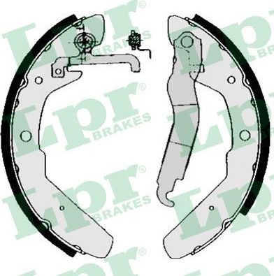 Тормозные колодки LPR задние для Volkswagen Transporter T3 1979-1992. Артикул 03970