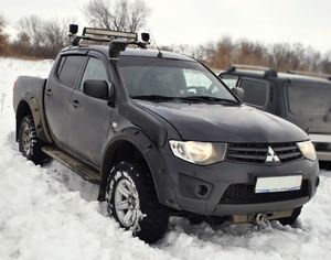 Расширители колесных арок Fenders для Mitsubishi L200 IV 2006-2013. Артикул ТКМ-200