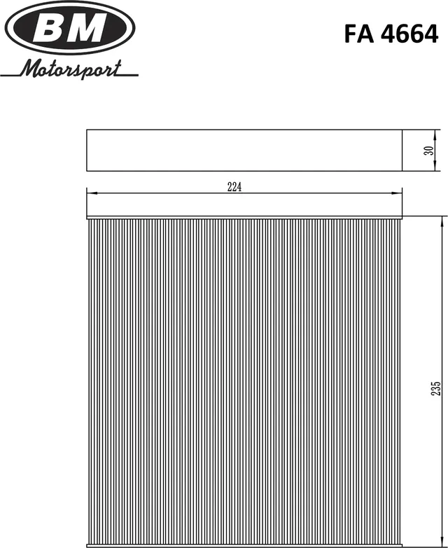 Фильтр салона (BM). Артикул FA4664