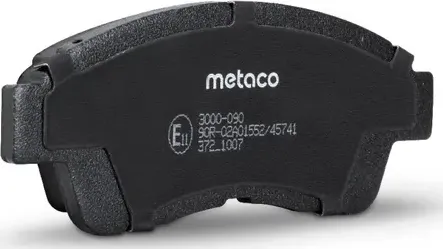 Колодки тормозные TOYOTA CAMRY/COROLLA -01 передн. (Metaco). Артикул 3000090