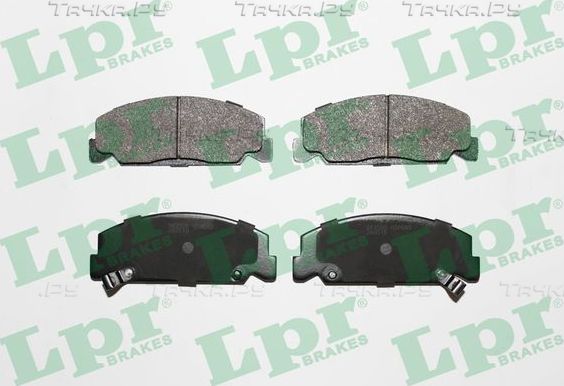 Тормозные колодки LPR передние для Honda Accord II 1984-1985. Артикул 05P083