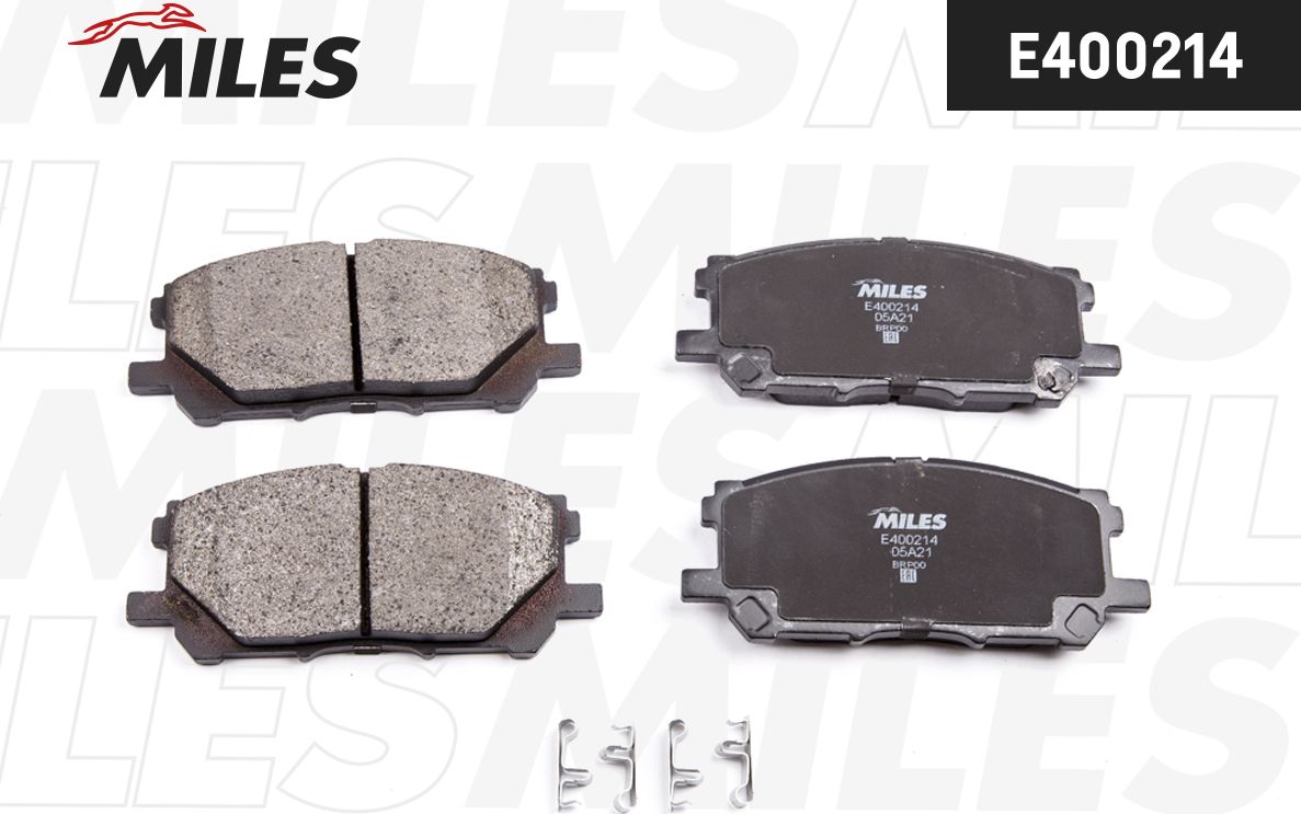 Тормозные колодки Miles (Low-Metallic). Артикул E400214