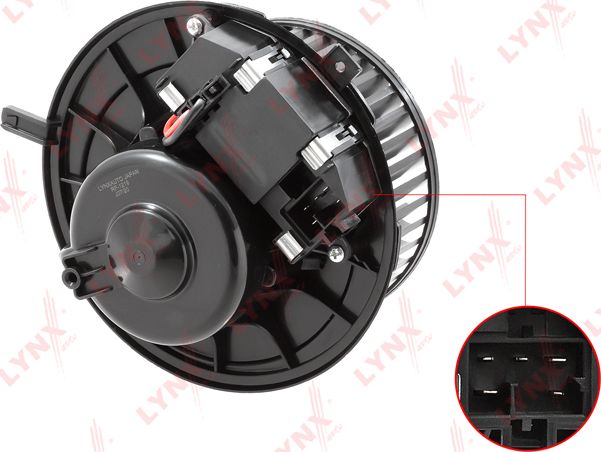 Вентилятор, мотор печки (отопителя) салона LYNXauto. Артикул RF-1219