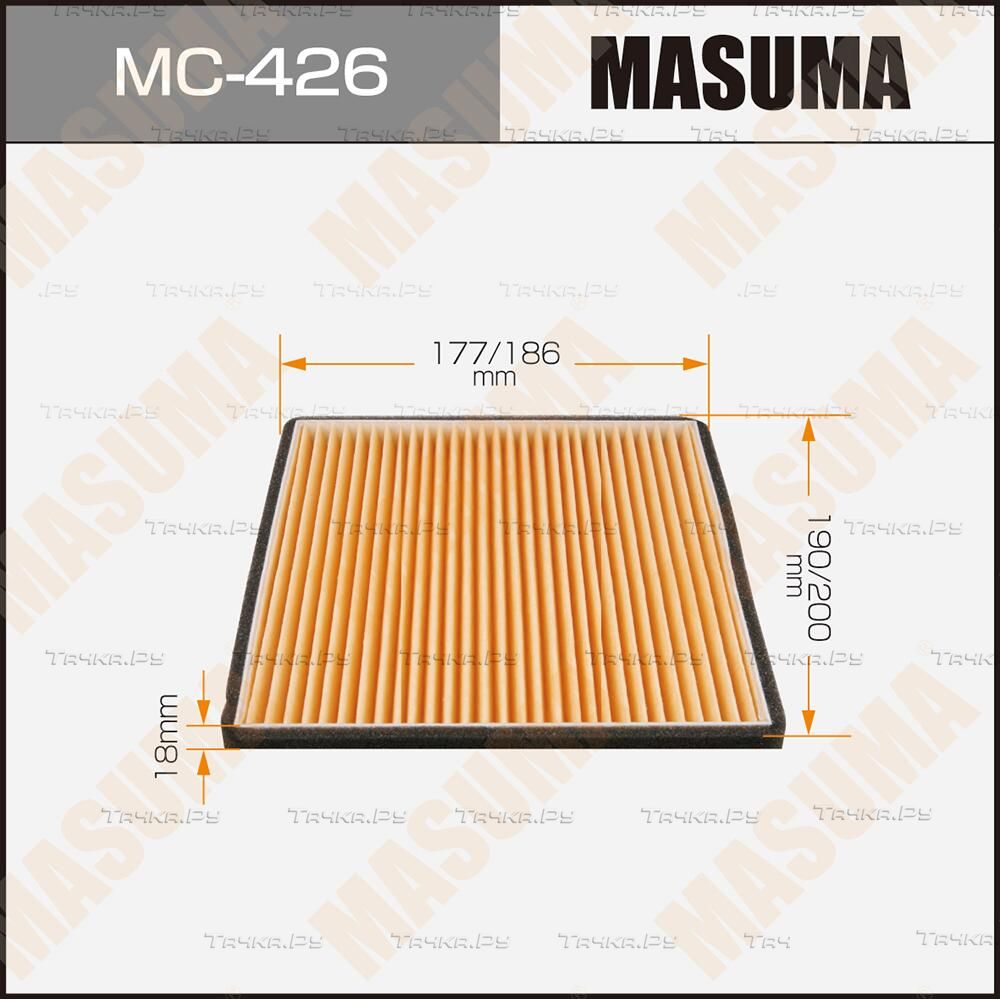 Салонный фильтр Masuma. Артикул MC-426