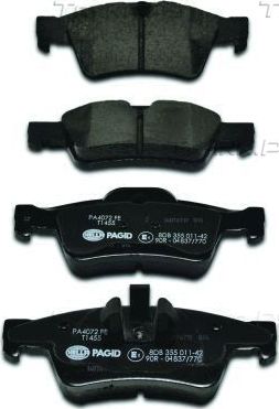 Тормозные колодки Hella. Артикул 8DB 355 011-421