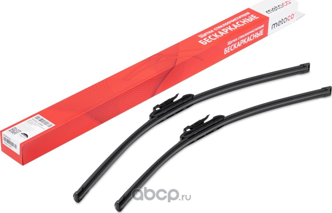 Щетки стеклоочистителя (к-кт) (Metaco). Артикул 9502040