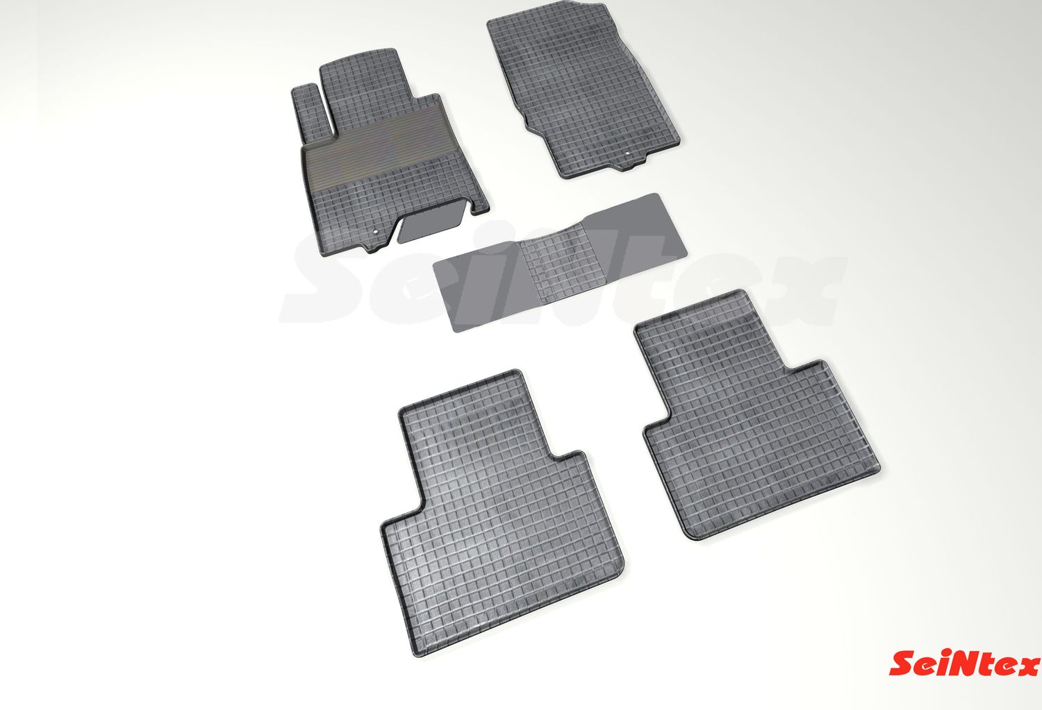 Коврики резиновые Seintex с узором сетка для салона Infiniti QX50 2014-2026. Артикул 88262