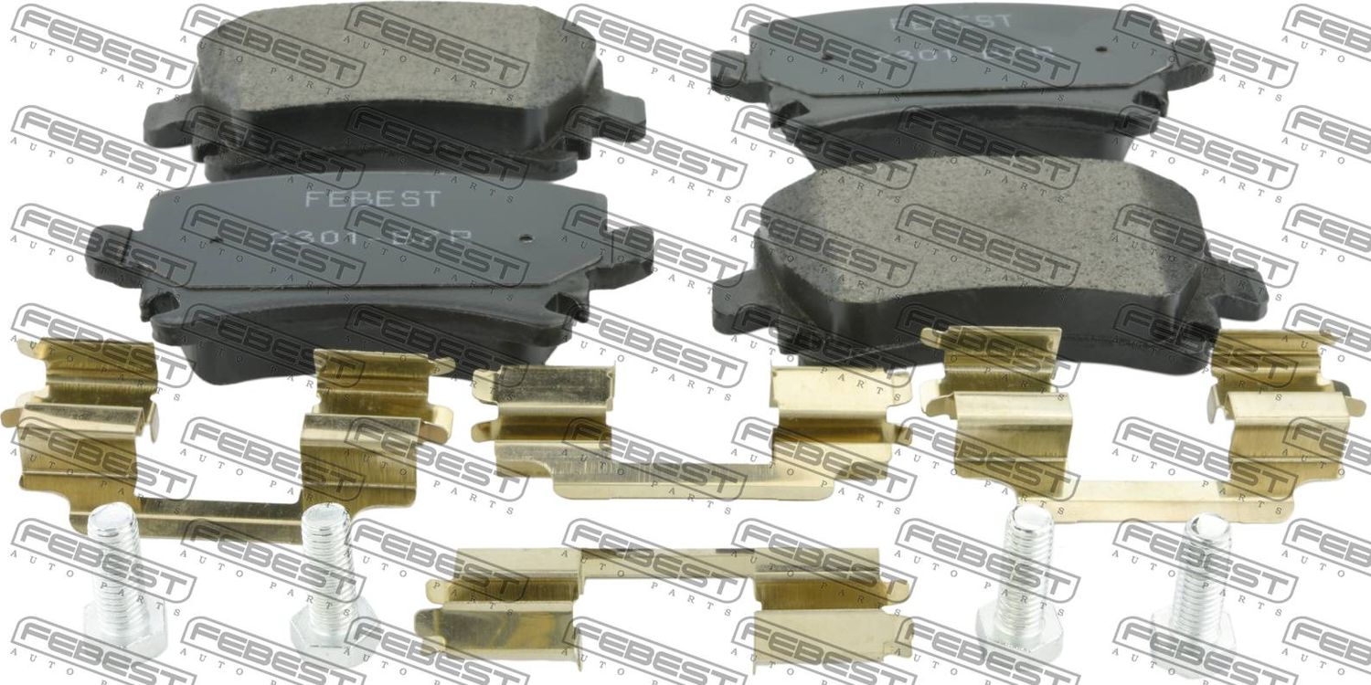Тормозные колодки Febest. Артикул 2301-B7R