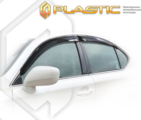 Дефлекторы СА Пластик для окон (Classic полупрозрачный) Lexus IS SE20, SE25 2005-2009. Артикул 2010030304069